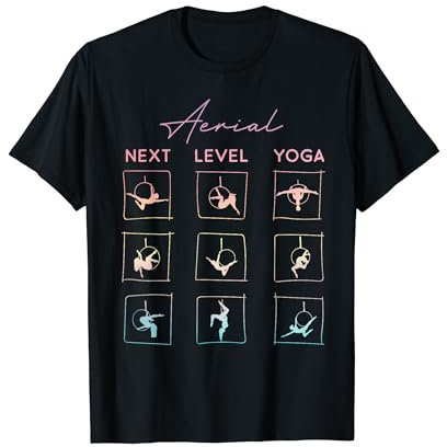 Aerial Yoga Geschenke, Aerial Hoop, Lyra Ring Upside Down Dance T-Shirt