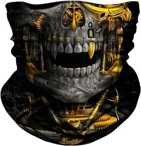 WYSUMMER Scarves Bandanas Skull Face Tube Headband, Gaiter Head Wrap Balaclava Magic Scarf Motorcycle Multi Function Headwear (skull 17)