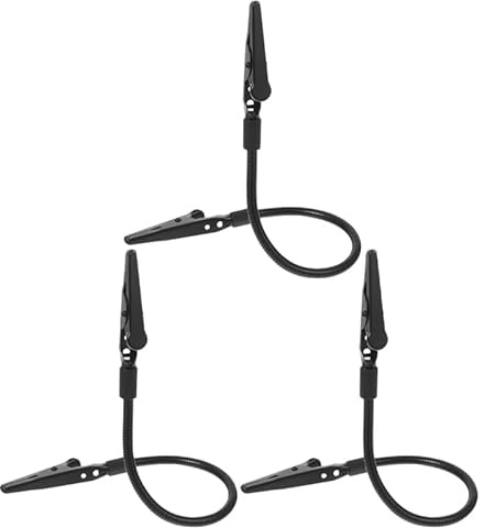 VILLFUL Lot De 3 Pinces À Souder Flexibles En MéTal Support De Fil À Souder À Double TêTe Outil D'Aide Soudage Pour Bricolage Photos MéMo 9.65In
