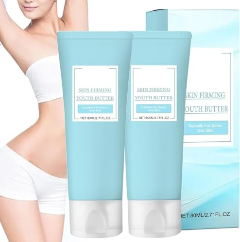 Hautstraffende Jugendbutter, straffende Halscreme, Anti-Aging, strafft leicht, spendet Feuchtigkeit und verbessert das Hautbild, für schlaffe Körperhaut