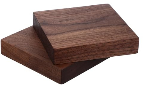 Toddmomy 2pièces Bois De Noyer Brut Planches De Contreplaqué Panneaux Épais Pour Découpe Gravure Et Pyrogravure Ébauches Pour Travaux Manuels