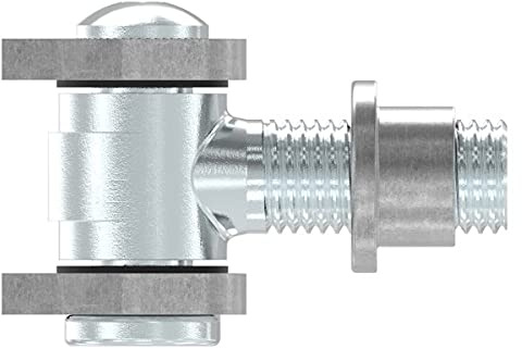 Fenau - Torband M22 / Halterung verstellbar zum Anschweißen - Stahl S235JR, roh - Tragkraft pro Paar: 220 kg