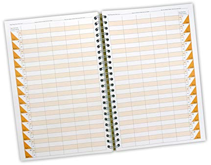 KochDialog edles Terminbuch Friseur Salon Praxis extra stabiles Hardcover Bestellbuch 1-5 Mitarbeiter 30 Minuten Takt für 320 Tage frei einzutragen Terminplaner Praxisplaner Friseurplaner Salonplaner