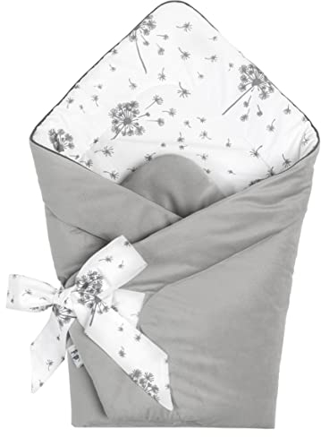 Pepi - Baby Pucksack - Baby Pucktuch 75×75 cm - Pucksack Baby Sommer - Baby Pucksack Winter - Pucksack für Neugeborene - Pucktuch Baby - Baby Kleidung - Einschlagdecke - Summer Wind Mit Velvet