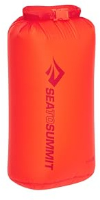 SEA TO SUMMIT - Ultra-Sil Dry Bag M 8L - Waterproof Storage & Organization - Roll-Top & Patented Field Repair Buckle - Ultra-Sil Fabric - For Backpacking - 19.1 x 17.2 x 36.8cm - Spicy Orange - 39g