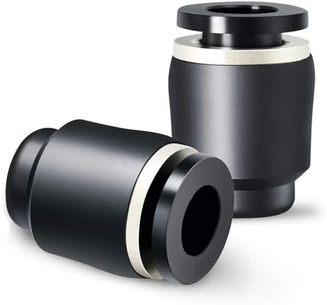 TAILONZ PNEUMATIC Racor de plástico de 4 mm de diámetro exterior para tubo neumático PPF-4(paquete de 10)