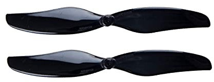 ROXENT 2-Blatt-PC-Propeller, for Tello 3 Zoll FPV Racing Freestyle Toothpick-Drohnen 1 mm Drohnen-Quadrocopter(8Pairs Black)