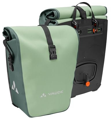 VAUDE Aqua Back Supreme – wasserdichte Fahrradtasche für Gepäckträger 2 x 24L, Fahrrad Gepäckträgertasche hinten, Hinterradtasche fürs Fahrrad, robuste & nachhaltige Packtasche – Made in Germany