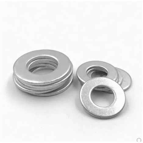 LDHNFBYV 20 Pezzi/Lotto M24 Tappo Piatto in Alluminio Guarnizione Olio Raccordi Rondella Anello Guarnizione Spessore 1,5 mm/2 mm(M10X18 20pcs,Thickness 1.5mm)
