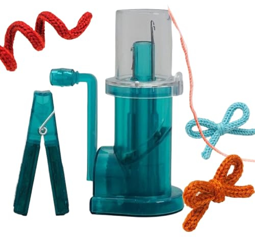 Französische Mini Strickmaschine, Strickliesel Mit Kurbel, Manuelle Strickmühle, Handschnurstrickmaschine, Armbandwebwerkzeug, Haushalts Spulenmühle Nähwerkzeug, Knitting Machine Für Socken(Stil B)