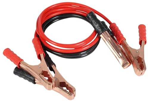 Cavi di avviamento 2M 1000AMP Addensare Batteria Booster Avviatore di emergenza Cavi per carichi pesanti Lunghi per auto con morsetto colorato per auto a benzina Furgone Camion per carichi pesanti