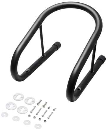 Hokuotolite 165MM Motorcycle Wheel Chock Kit,Wide Motorcycle Trailer Locking Wheel Chock Tire Holder,Black