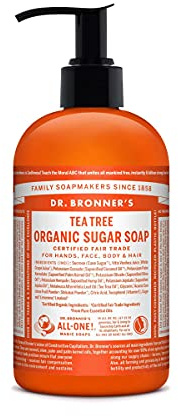 Dr. Bronner's Sugar Soap Teebaum, 710 ml