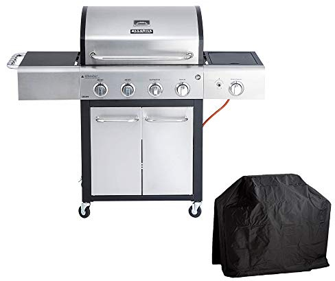 Allgrill Gasgrill FESTIVAL schwarz-edelstahl inkl. Premium Wetterschutzhülle gratis dazu