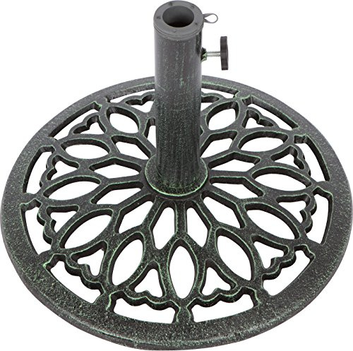 Markenzeichen Innovations Gusseisen Schirmständer, grün, 39,9 cm