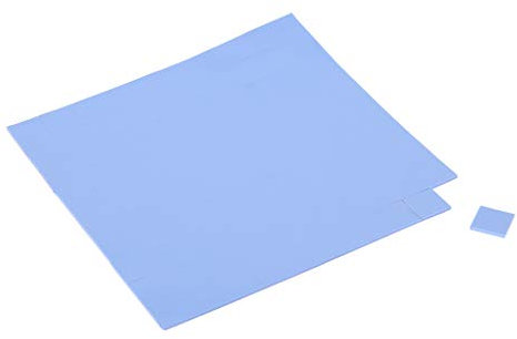 100 almohadillas térmicas de silicona para CPU disipador de calor de 100 x 100 x 1 mm GPU almohadillas conductoras