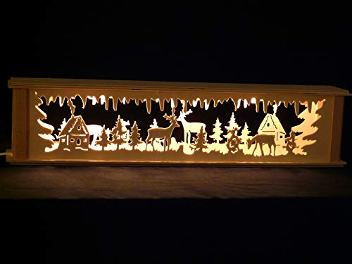Schwibbogen 2-4 Schwibbogenerhöhung für Lichterbogen Made Erzgebirge Seiffen Maße: 52x10x11cm (BxTxH) …