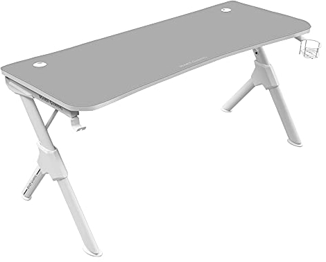 Mars Gaming MGD100RGB, Tavolo Gaming RGB, Mousepad XXL, Supporto Cuffie + Bottiglia, 100x60cm, Rosa