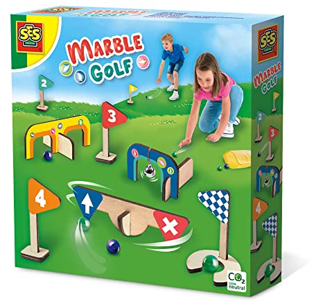 Murmel-Minigolf Holzbahn