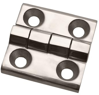 ONPIRA Scharniere aus Edelstahl V2A für Tür, Möbel, Modellbau Rostfrei in 5 Größen auswählbar (60x60mm)