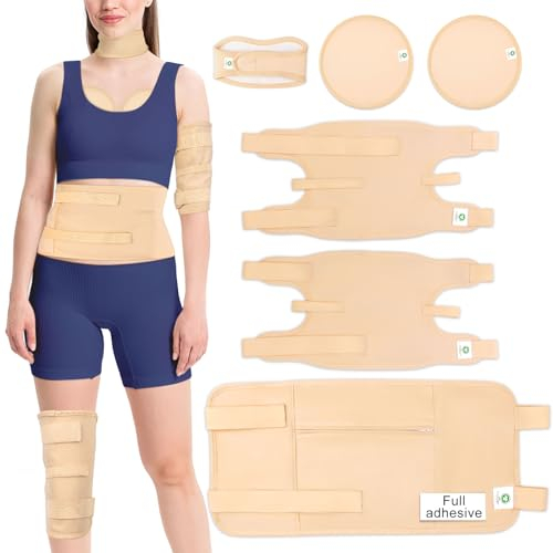 Packung mit Rizinusöl aus Bio-Baumwolle: Rizinusöl-Verband zur Leberentgiftung Schilddrüsenentzündung Schlaflosigkeit - wiederverwendbare Flanellpackung - Bio-Baumwolle für Hals Bauch Knie Brust Khaki