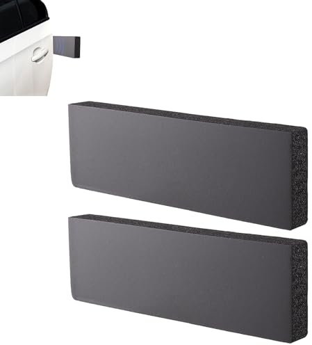 Premium Garagen-Wandschutz selbstklebend,2 pcs Auto Türkantenschutz Wandschutz,Garagenwandschutz selbstklebend Türwandschutz,Garagentor Kantenschutz für Autotüren, Garagenwände und Parkplatz,Schwarz
