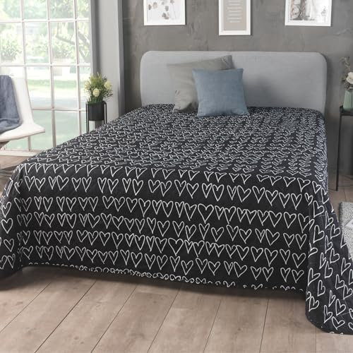 MALIKA® Tagesdecke 200x220 für Betten Überwurfdecke Bettüberwurf Tagesdecke Bett Sofaüberwurf Wohndecke Sofa