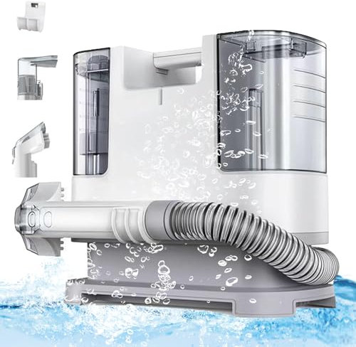 Macchine Lavamoquette da 380 W, Pulitore Spot con Potenza di Aspirazione 9Kpa, Serbatoio Acque Reflue da 500 Ml e Serbatoio Acqua Pulita da 1000 Ml, Macchina per la Pulizia a Vapore Aspirante