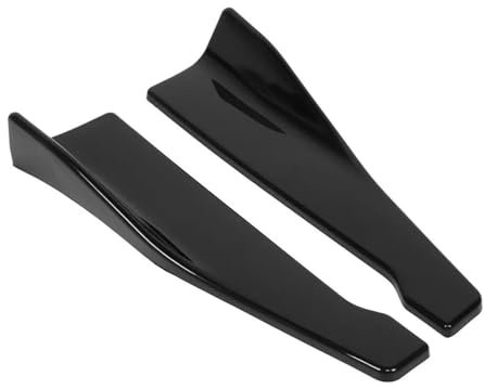 Frontstoßstange Lippe Für B&MW F20 E90 48CM Seitenschweller Für Autos Universal Bumper Spoiler Splitter Extensions Frontspoiler Auto Frontstoßstangensplitter(Glossy Black)