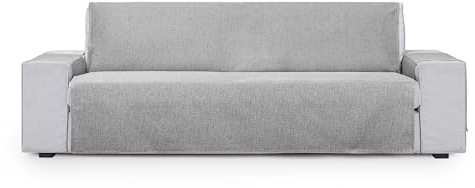 Eysa Genna Salvasofá o Funda de sofá Antimanchas 155cm (Medida de sentada) 3 Plazas 06 Gris Beige