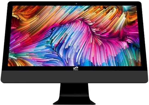 STGsivir All in One PC, Ordenador de Sobremesa, écran 24, Core i7 hasta 4.0 GHz, RAM 16 GB, SSD 1 TB, WiFi, BlueTBoth 5.0, Windows11 Pro, Negro