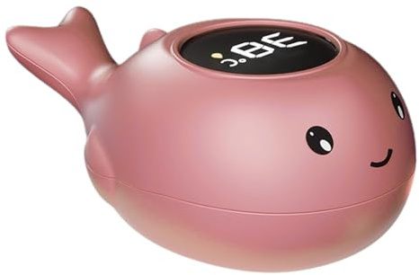 Baby Bad Thermometer | Schwimmthermometer Wasserthermometer Badewanne Duschthermometer Echtzeitmessung Waldesign Berührungslose Aktivierung Sicher Ohne Scharfe Kanten Für Neugeborene Säuglinge