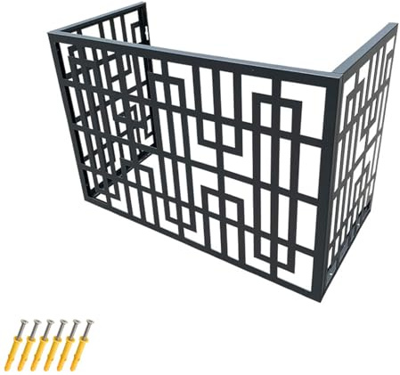 LYUCAYHQ Copri Motore Condizionatore Esterno, Copri Condizionatore da Esterno a 3 Pannelli, Copertura per Attrezzature da Piscina, per Abitazioni e Spazi Commerciali(99x50x67cm/39x20x26in)