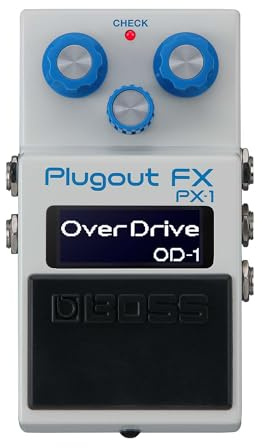 BOSS PX-1 Plugout FX | Innovative, flexible Hardware-Plattform | Bis zu 16 legendäre BOSS Effekte in einem kompakten Pedal | Authentischer Sound & realistische Ansprache
