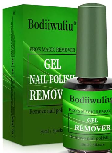 15ml Remover Semipermanente Unghie, Levasmalto Per Unghie, Con Lima Per Unghie E Spingi Cuticle
