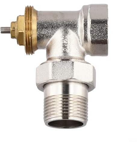 Oniissy DN15/DN20 - Válvula de control termostática de latón con rosca M30 x 1,5 mm para regulación de temperatura del radiador, cuerpo de válvula autorregulable sin cabeza (DN20)