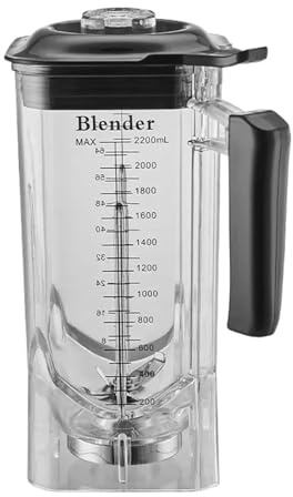 Récipient For Mixeur 2200 Ml, Compatible Avec Les Machines À Smoothies DEMASHI, DMS-K95/K31, Compatible Avec KitchenAid, Gobelet De Remplacement