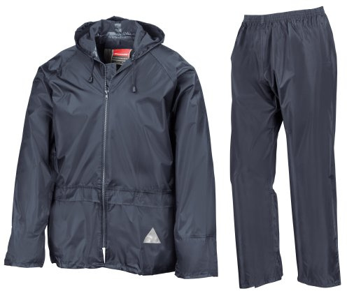 Result Heavyweight Waterproof Jacket & Trouser Set Impermeable, Azul (Royal), XX-Large para Hombre