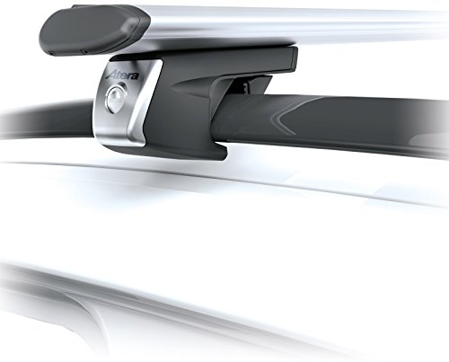 Atera 048222 PKW Dachträger Signo RTD - Alu Aero Profil silber - für Autos mit aufliegender Dachreling - 122 cm