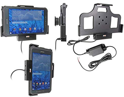 Brodit Gerätehalter 513697 | Made IN Sweden | mit Ladefunktion für Tablets - Samsung Galaxy Tab Active 8.0 SM-T365, schwarz
