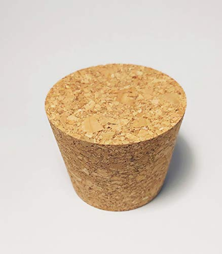 AlcoFermBrew KORKSTOPFEN 56/46mm - Gärröhrchen Korken | Flaschenkorken | Weinballon Korken| Gärausatz Wein Ballon| Labor Glasballon
