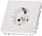 Schneider Electric Merten ‎MEG2300-6035 SCHUKO-Steckdose, erhöhter Berührungsschutz,Schutzkontaksteckose, Steckklemmen, Lotosweiß, System Design