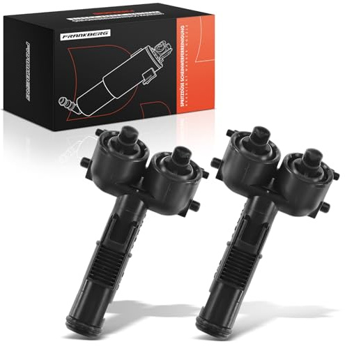 Frankberg 2x Scheinwerferreinigung Waschwasserdüse Vorne 7L6955103 | Links, Rechts; Kompatibel mit Touareg 7LA 7L6 7L7