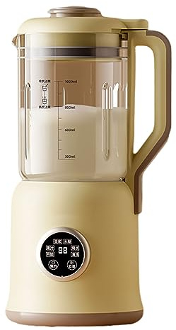 COYOUCO Soymilk Maker, Nut Milk Maker 1000Ml Juicer Soy Milk Machine Electric Juicer Portable Blender Wall Breaking Machine Soy Milk Maker 220V,Beige