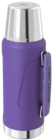 Super Sparrow Stainless Steel Water Bottle - 1500ml - Wide Mouth Vacuum Insulated Flask - BPA-Free ThermosBottle - Leakproof Lid Doubles as Cup