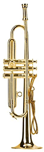 Modello di Tromba in Miniatura, Tromba in Miniatura in Rame con Supporto E Custodia, Mini Strumento Musicale Ad Alta Simulazione Per Ornamento Decorativo Regalo di Compleanno di Natale