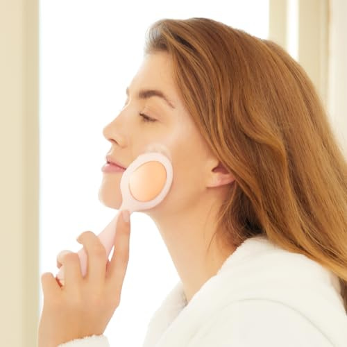 JML NuYou Sonic Face Cleanser - Battery Powered with 2 Speeds, Silicone Bristles and Face Massager to Deeply Cleanse, Unclog Pores and Revitalise Your Skincare Routine - Lightweight Flexible Head