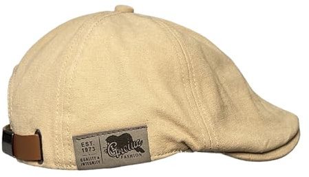 SRTUMEY Damen Winter Baskenmütze Französische Barett Doppelschicht Warm Beret Frauen Herren Baskenmütze Sommer Vintage Britische Einfarbig Verstellbare Herren Baskenmütze