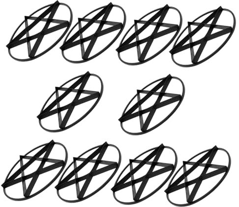 PHENOFICE 10 Pezzi di Supporti per Vasi in Plastica per Fioriere da Esterno Supporti Traspiranti per Vasi di Fiori per Piante Esterno