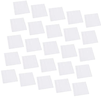 OKUMEYR 25st Pad-papier Backpapierunterlage Kuchenunterlage Dampfpapiere Kuchenpapiereinlagen Fritteuse Quadratisches Backpapier Grillpapier Dampfgarpapier Tablett Aus Pizza-wellpappe